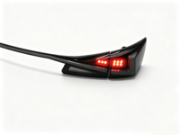 Feux arrière LED fumés noirs pour Lexus IS250 IS300 2006-2012, kit de mise à niveau avec animation de démarrage arc-en-ciel et clignotants séquentiels