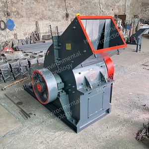 Điện thoại di động búa Máy nghiền có ga khối màu đỏ gạch đá khối than nghiền đá xây dựng chất thải gạch đá Máy Nghiền - Product Image 4