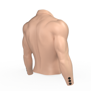 Chaqueta de Traje Muscular de Silicona de Alta Calidad con Forma de Senos Realista y Músculo Abdominal Falso para Fiestas de Hombres y Mujeres - Product Image 2