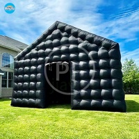 Tente Gonflable Discothèque Discothèque Gonflable Portable Discothèque Gonflable PVC Party House Discothèque Gonflable avec Lumières