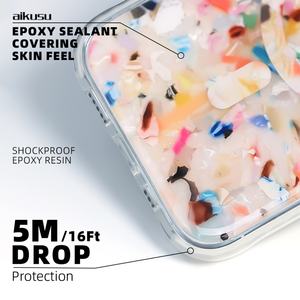 Aikusu 2025 – Nouveaux étuis et boîtes de protection pour téléphone portable effet écaille de tortue arc-en-ciel pour iPhone 17 16 15 14 13 12 Pro Max Plus - Product Image 4
