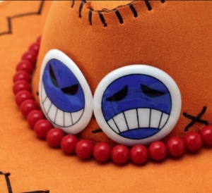 SOLPOP ขายส่ง หมวกคาวบอยสไตล์ตะวันตกสีส้มลายไฟร์ฟิสต์เอซ 1 ชิ้น สำหรับผู้ชาย หมวกคอสเพลย์อนิเมะ หมวกแจ๊สสุดเทรนด์ - Product Image 5