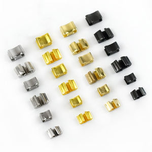 Deepeel ZA151 3 #5 #8 #10 # <span class=keywords><strong>fermeture</strong></span> éclair ouverte bouchon queue cuivre dents en forme de U haut bas arrêt <span class=keywords><strong>Clip</strong></span> fin boucle vêtements sacs alliage - Product Image 1