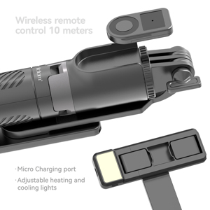 <strong>Selfie</strong> <strong>Stick</strong> Tripod <strong>with</strong> <strong>Remote</strong>, Extendable <strong>Selfie</strong> <strong>Stick</strong> Tripod <strong>with</strong> LED Ring Light, Detachable <strong>Remote</strong> Compatible <strong>with</strong> iPhone 13 - Product Image 3
