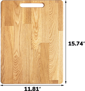 JUNJI planche à découper rectangulaire en <span class=keywords><strong>bois</strong></span> de chêne pour tout type de viande Fruits et légumes planche à découper parfaite en <span class=keywords><strong>bois</strong></span> naturel - Product Image 3