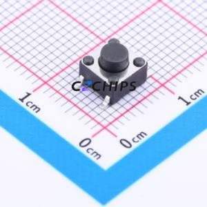 YTS-D003-3C Tactile Switch SMD-4P,6x6mm Switch Single Pole Single Throw Round Button 2.6N Vertical Mount - Product Image 1