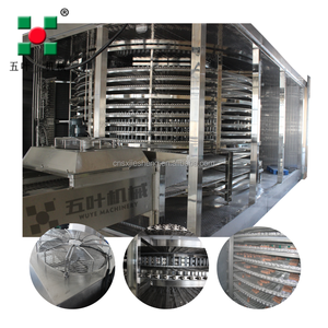 Congelador de doble espiral IQF compacto de alta producción para procesamiento de alimentos: máquina de congelación para pescado, camarones y calamares - Product Image 3