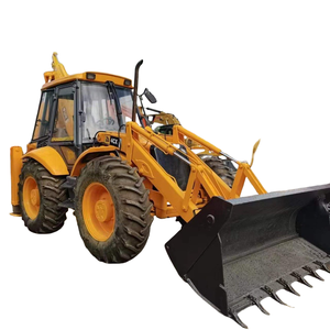 Chargeuse-pelleteuse JCB 4CX 3CX d'occasion en bon état Chargeur sur pneus pour terrassement agricole Moteur à noyau Boîte de vitesse Pompe PLC - Product Image 1