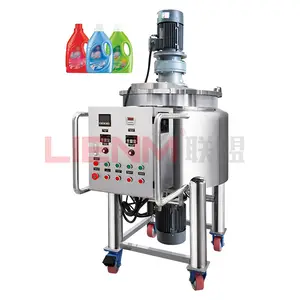 30-200L Small SUS316L Detergent Liquid Shampoo Mixer Tank Cosmetics Mixing Machine Cosmetic Cream Making Machine