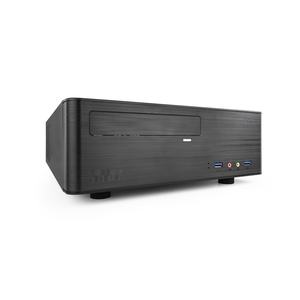 Boîtier slim MATX avec lecteur de cartes, 500 W de puissance ; idéal pour les systèmes compacts et les extensions de stockage. - Product Image 2