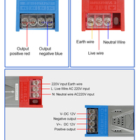 Nouvelle alimentation électrique linéaire à découpage HUAHANG H-CT-12/24 pour intérieur, AC/DC 12V/24V, 100W-400W, efficacité 90%, garantie 3 ans, ISO9001