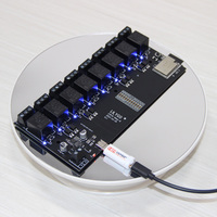 Modul Relay LILYGO T-Relay 5V 8 Saluran, Papan Pengembangan Nirkabel ESP32 WIFI Bluetooth dengan Isolasi Optocoupler untuk Arduino