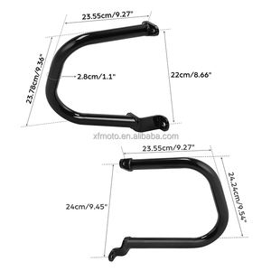 แผ่นรองกันกระแทกสีดำสดใสสำหรับ <span class=keywords><strong>Low</strong></span> <span class=keywords><strong>Rider</strong></span> S FXLRS ปี 2020-2024 <span class=keywords><strong>2021</strong></span> - Product Image 1