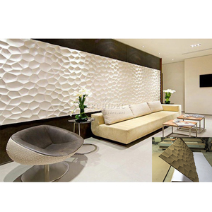Pannello Murale Gigante a Forma di Roccia per Salone di Bellezza, Design <span class=keywords><strong>3D</strong></span> per Sfondo Divano - Product Image 3