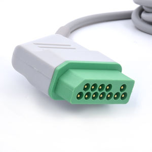 Nihon Kohden compatibele 3-afleidingen <span class=keywords><strong>ECG</strong></span>-kabel met klik-elektrode voor BSM-2300 AHA <span class=keywords><strong>ECG</strong></span>-kabel - Product Image 4