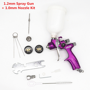 <span class=keywords><strong>Pistolet</strong></span> à air comprimé HVLP 1.2MM avec <span class=keywords><strong>kit</strong></span> de buse 1.0mm ou 0.8MM Tasse en plastique 250cc, <span class=keywords><strong>pistolet</strong></span> à <span class=keywords><strong>peinture</strong></span> automatique, pistolets à <span class=keywords><strong>peinture</strong></span> pour réparation de <span class=keywords><strong>carrosserie</strong></span> - Product Image 2