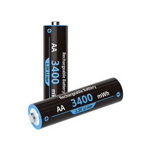Fujimax paket baterai Lithium-ion AA isi ulang 2 buah 1.5V 2270mAh untuk penggunaan Speaker & Permainan - Product Image 1