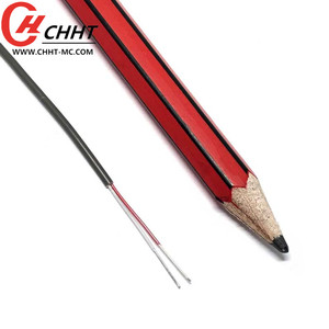 Cable Termopar Aislado CHHT Retardante de Llama PFA Tipo J, Conductor Trenzado Positivo <span class=keywords><strong>Fe</strong></span>/Negativo Cu-Ni para Temperatura - Product Image 1