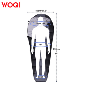 Woqi vendita calda personalizzata copertura per sacco a pelo da esterno/campeggio/impermeabile/prevenire lo sporco 210T copertura per dormire in Nylon - Product Image 4