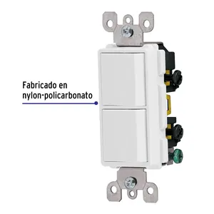 Maestro con 100 unità interruttore Duplex, linea classica, Volteck - Product Image 2