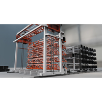 Système de rayonnage vertical automatique Maximisez l'utilisation de l'espace d'entrepôt et l'efficacité de la manutention