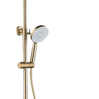 Ensemble de douche à jet de pluie au design moderne, mural pour hôtel
