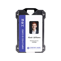 Porte-cartes portable Qori en acrylique PVC non étanche pour le camping/la randonnée/la pêche/les voyages - Toutes saisons