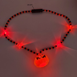 Blinking Halloween Necklace: <strong>Pumpkin</strong> &amp; <strong>Ghost</strong> - Product Image 4