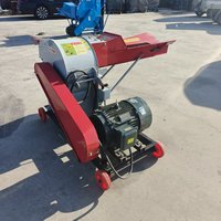 Broyeur de fourrage agricole haute productivité pour foin humide et sec, ensilage, avec moteur et engrenages réglables pour le traitement des aliments