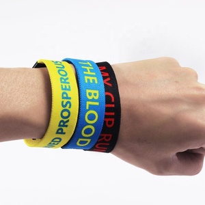 Pulsera elástica RFID tejida personalizada pulsera RFID tejida de moda de lujo deportiva de doble cara - Product Image 1