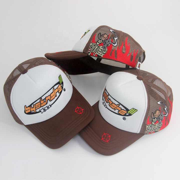 Custom Embroidered Baseball Cap – Design Your Own Text Or Logo (Trucker Style, Unisex)
