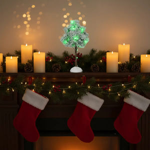 <span class=keywords><strong>Mini</strong></span> petits arbres <span class=keywords><strong>de</strong></span> <span class=keywords><strong>Noël</strong></span> modernes à LED, arbres <span class=keywords><strong>de</strong></span> <span class=keywords><strong>Noël</strong></span> artificiels miniatures pour la décoration intérieure <span class=keywords><strong>de</strong></span> bureau à domicile - Product Image 5