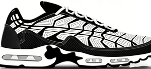 Baskets de course à lacets rayées <span class=keywords><strong>TN</strong></span> Plus de haute qualité avec coussin d'<span class=keywords><strong>air</strong></span> et empeigne en maille pour le basketball – Chaussures de sport confortables - Product Image 4