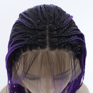 LINDALHAIR tresses sous perruque tresses bouclées devant examen express, perruque tressée frontale styles dentelle de cheveux humains gris près de moi - Product Image 3