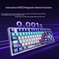 Clavier de jeu mécanique Dareu COOL98 avec éclairage RGB, interrupteurs magnétiques spéciaux Star Ring Delta-Wall et fonction SOCD