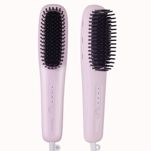 Brosse lissante électrique HT-130, peigne lissant, chauffe rapidement, outil de coiffage pour un usage quotidien - Product Image 3