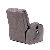 Fauteuil inclinable pivotant à bascule, monoplace, manuel ou électrique, collection de mobilier rembourré, fabrication sur mesure pour la maison