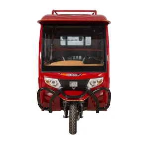 Mezzo Baldacchino Heavy Duty Chiuso Triciclo Passeggeri e Cargo con Cabina Elettrica