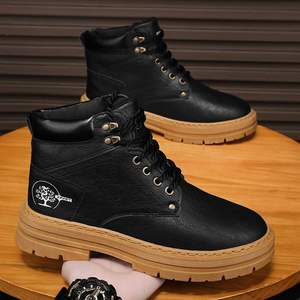 Zapatos de Senderismo Impermeables de Caña Alta para Hombre, Transpirables, de Cuero Genuino - Product Image 2