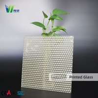 Verre trempé décoratif personnalisé, verre trempé plat et courbé pour la décoration