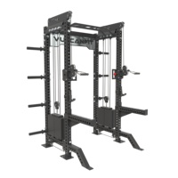 Machine Smith en acier durable, demi-rack, équipement de fitness fonctionnel à câbles pour salle de sport commerciale et usage domestique VULCANFIT