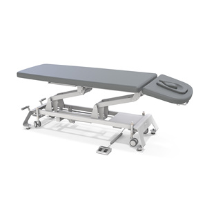 CTB professionnel électrique réglable en cuir métal médical <span class=keywords><strong>ostéopathie</strong></span> Table de traitement Portable examen lit de Massage physique - Product Image 2