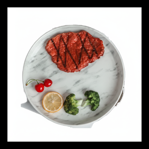 Plaque à pizza en marbre lavable au lave-vaisselle Technique polie pour le camping - Product Image 1