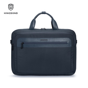 Kingsons Business Briefcase Large Capacity Laptop Bag Zippered Pocket Men's Handbag For Business Travel - Product Image 4