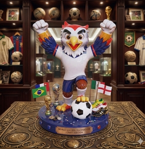 Estatua de Resina de Búho Abstracto Europeo Americano Ecológica OEM, Modelo Personalizable al por Mayor, Figurita de Alta Gama, Artesanía Artística - Product Image 2