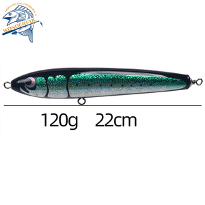 Gran 120g 22cm South Oil Deep Trolling Bait Live Exported Sea Wood Señuelo de pesca Maravilloso para la pesca en <span class=keywords><strong>el</strong></span> mar - Product Image 6