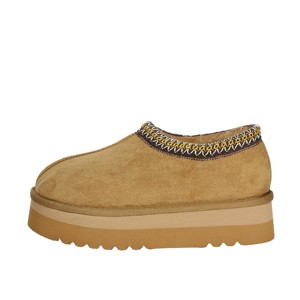 Pelliccia alla moda Beige per pantofole Slip-On FL230 - Product Image 1