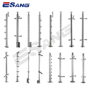 ESANG Lan Can Sân Thượng Ngoài Trời Đặt Làm Lan Can Sàn Ban Công Lan Can Inox Lan Can Kính Thép Không Gỉ