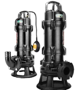 Pompe à eau Submersible pour égouts, vente en gros, compacte, non-blocage, à trois roues