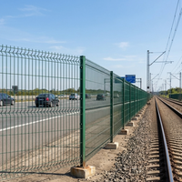 Clôture en treillis soudé 3D polyvalente pour passerelles piétonnes et barrière de sécurité pour infrastructures publiques